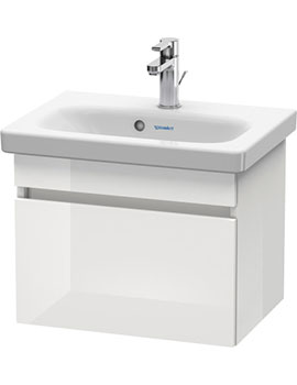 Duravit DuraStyle Compact 550 White High Gloss Furniture Pack With Tap, Mirror and Accessories