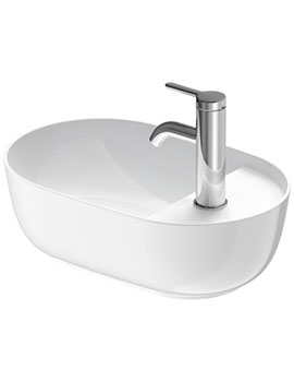 Duravit Luv Wash Bowl 420 x 270mm with 1 Tap Hole - 038142