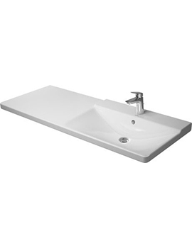 P3 Comforts Right Handed Asymmetric Furniture Washbasin 1250mm - 233412