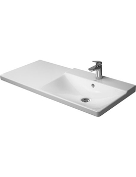 P3 Comforts Right Handed Asymmetric Furniture Washbasin 1050mm - 233410
