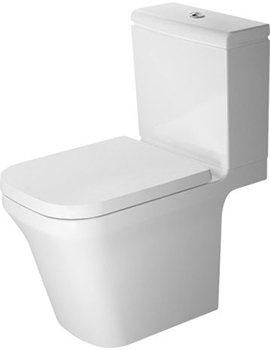 Duravit P3 Comforts Rimless Close-Coupled Toilet - 216309