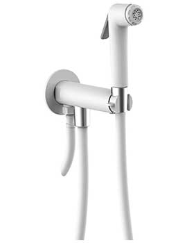 GRB Mixers Intim Rondo Perineal Tap In White With WC Outlet - 08421320
