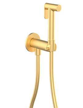 GRB Mixers Intimixer Brass Perineal Douche Set in Brushed Gold - 08123107