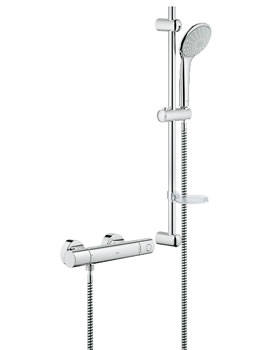 Grohe Grohtherm 1000 Cosmopolitan and Euphoria Exposed Shower Set