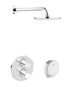 Grohe Grohe G3000 Cosmo 210mm Head Shower with Talentofill Bath Filler