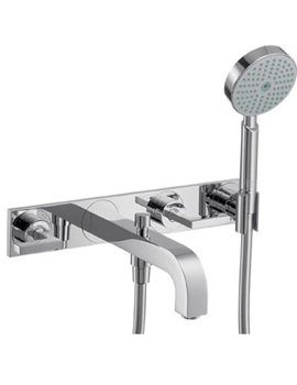 Axor Axor Citterio 3-Hole Bath Mixer with lever handles and back plate 