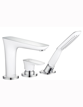 PuraVida 3 Hole Deck Mounted Bath & Shower Mixer