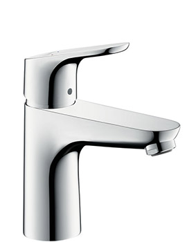Hansgrohe Focus Single Lever Basin Mixer 100 with Waste