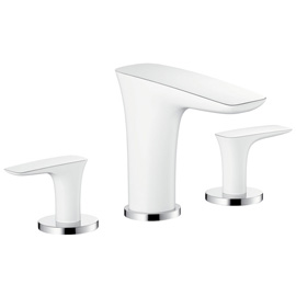 Hansgrohe PuraVida 3 Hole Bsin Mixer 100 with Pop-Up Waste - 15063000