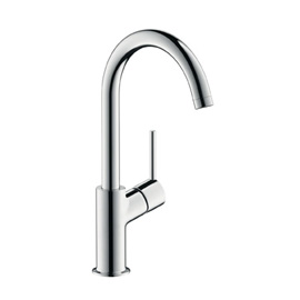Hansgrohe Talis single lever basin mixer 210 with fixed spout with push-open waste set 32080000