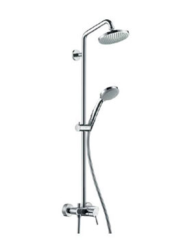 Hansgrohe Croma 100 1jet Showerpipe With Single Lever Mixer - 27154000
