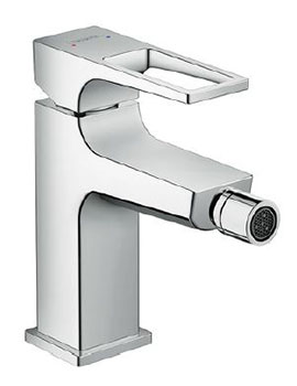 Single Lever Bidet Mixer With Loop Handle And Push-Open Waste - 74520000
