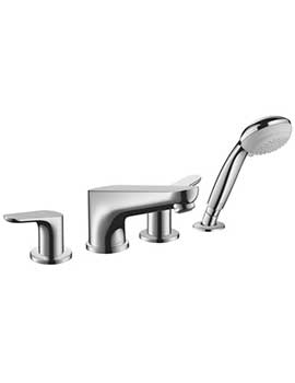 Hansgrohe Focus 4 Hole Bath Mixer Rim-Mounted - 31936000