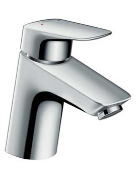 Logis Single Lever Basin Mixer 70 With Pop-Up Waste (Ceramic Cartridge 2 Flow Rates) - 71075000