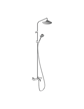 Vernis Blend Showerpipe 200 1jet with bath thermostat Chrome - 26274000