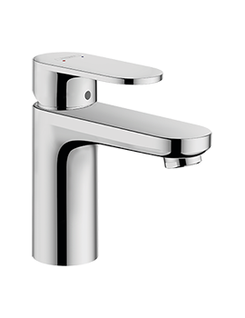 Vernis Blend Single lever basin mixer 100 with pop-up waste set Chrome - 71551000