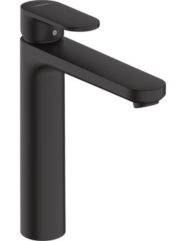 Vernis Blend Single lever basin mixer 190 with pop-up waste set Matt Black - 71552670