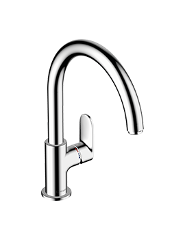 Vernis Blend M35 Single lever kitchen mixer 260 with swivel spout Chrome - 71870000