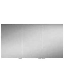 Eris 120 Aluminium Mirror Cabinet  - 48200