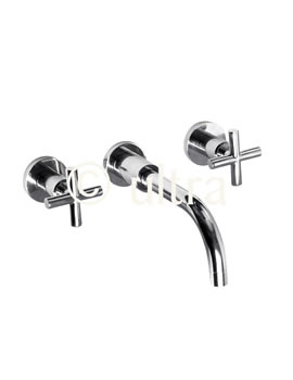 Helix Wall Mounted Basin Mixer