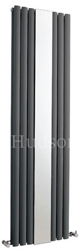Hudson Reed Revive With Mirror Double Panel Radiator Anthracite