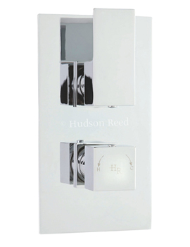 Hudson Reed Art Twin Concealed Thermostatic Shower Valve With Diverter
