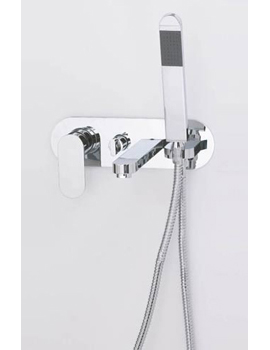 Silverdale Contemporary Arina Wall Mounted Bath Shower Mixer