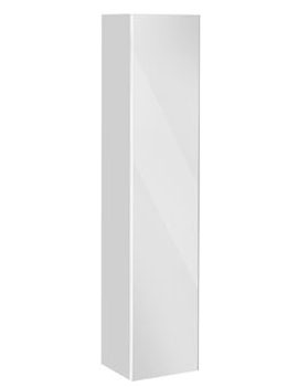 Royal Reflex Tall Unit With Glass Shelves (LH Hinge)