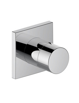 Keuco IXMO concealed three way stop and diverter valve Pure handle square escutcheon 59549010002