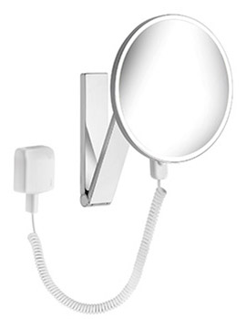 Keuco iLook Move Cosmetic Mirror 1 Light Colour with Plug-in - Round