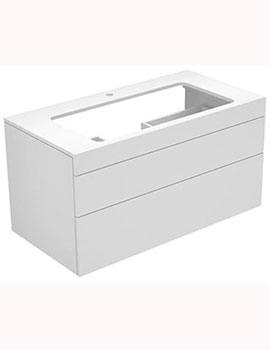Edition 400 Vanity Unit 2 Drawers With Tap Holes 1050mm