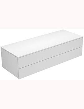 Keuco Edition 400 Side Unit 2 Drawers 1400mm (180mm Front)