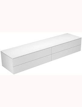 Keuco Edition 400 Side Unit with 4 Side By Side Drawers 2100mm (180mm Front)