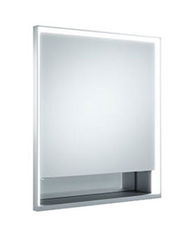 Keuco Royal Lumos Recessed Mirror Cabinet 650mm Open Shelf - 14311