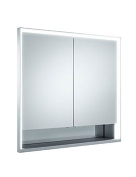 Keuco Keuco Royal Lumos Recessed Mirror Cabinet 800mm Open Shelf - 14312