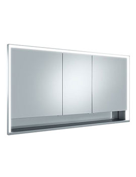 Keuco Royal Lumos Recessed Mirror Cabinet 1400mm Open Shelf - 14316171331