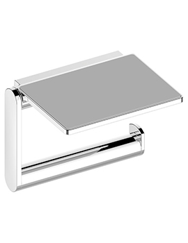 Keuco Collection Plan Toilet Paper Holder with Shelf - 14973010000