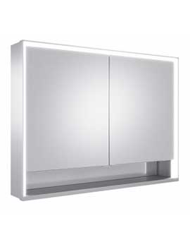 Keuco Keuco Royal Lumos Wall Mounted Mirror Cabinet 1050mm Open Shelf - 14308171331