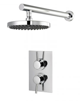Marflow Antro Concealed Thermostatic Shower Valve with Overhead Shower
