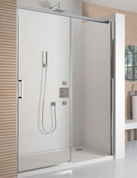 Merlyn Merlyn 8 Series Frameless Sliding Shower Door in Polished Chrome