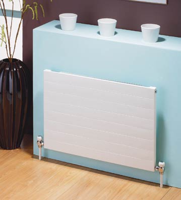 MHS MHS Modern Matrix White Horizontal Radiator