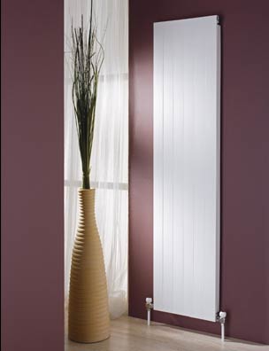 MHS MHS Modern Matrix White Vertical Radiator