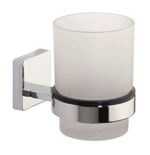 Roper Rhodes Glide Frosted Glass Tumbler and Holder