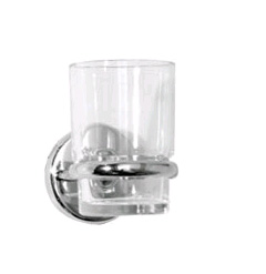 Wessex Glass Tumbler and Holder
