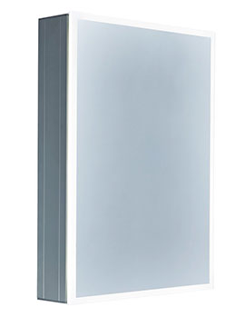 Presence 500 LED Mirror Cabinet with Demister Pad - PR50ALU