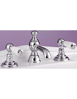 Silverdale Traditional Berkeley 3 Tap Hole Basin Mixer