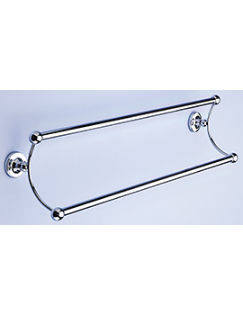 Silverdale Traditional Berkeley 525mm Double Towel Rail