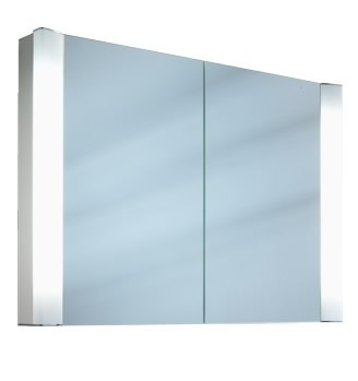 Schneider Splashline 2 Door Mirror Cabinet