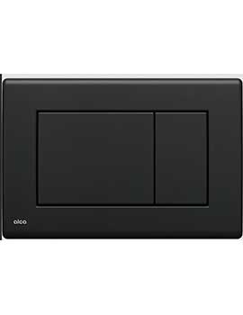 Alca Dual Flush Plate - Matt Black