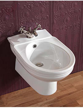 Silverdale Traditional Victorian Wall Mounted Bidet  By Silverdale Traditional